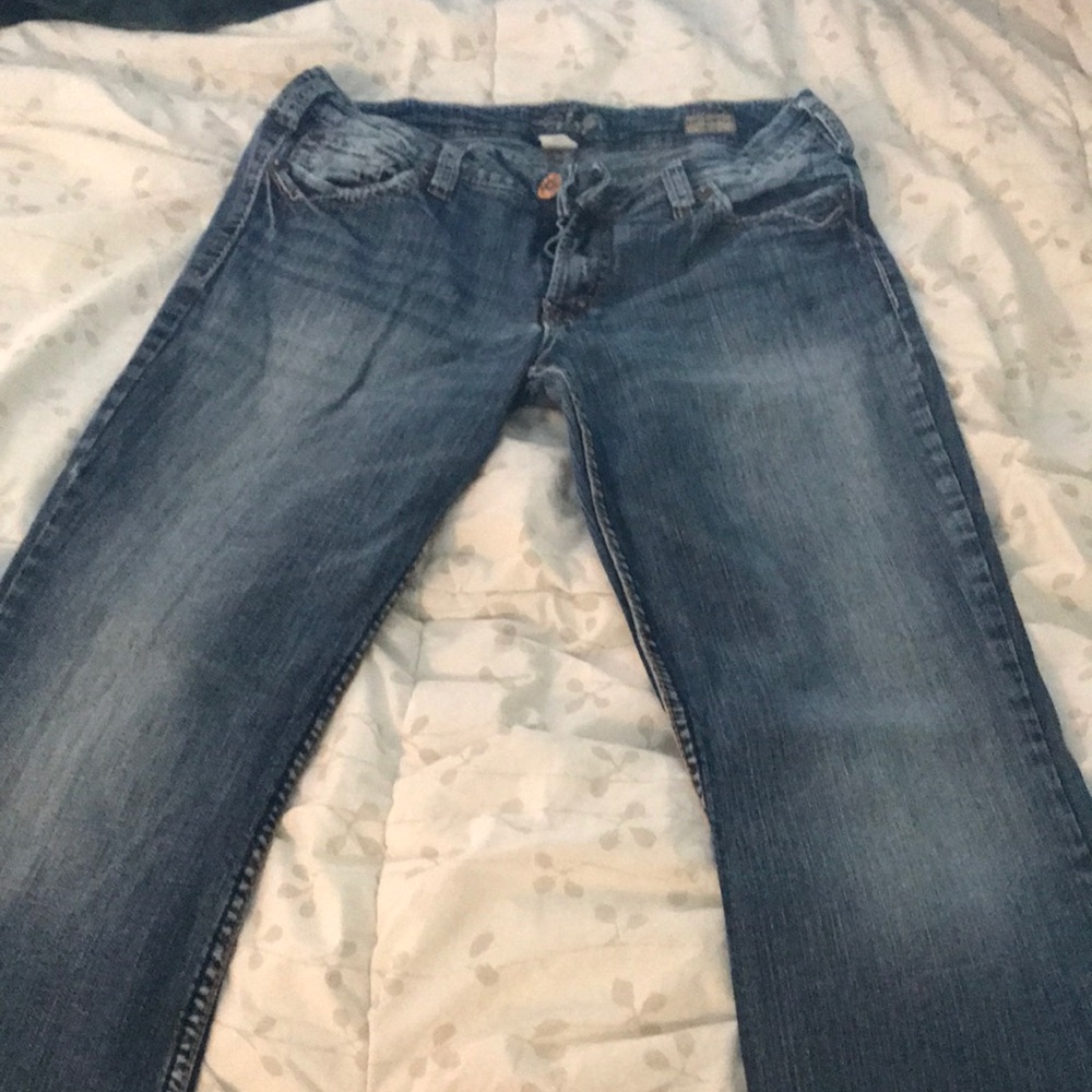 Size 31. Silvers.